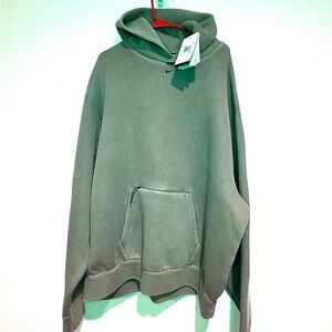 Nike Tech Premium Oversized Hoodie Olive Green Large Tall NWT New With Tags